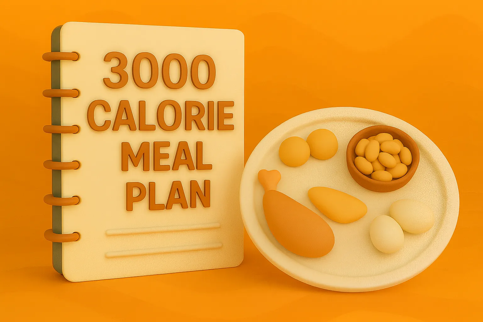 Un plan de comidas de 3.000 calorías para 7 días con el que alcanzar sus objetivos
