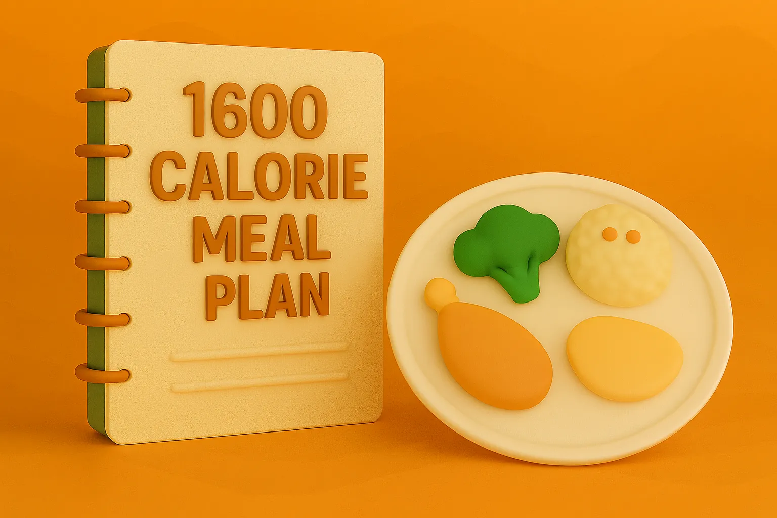 Plan de comidas de 1600 calorías que realmente funciona